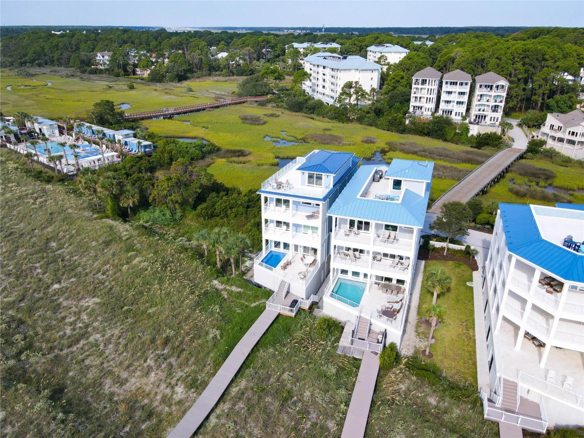 8 Terra Bella Trace- Oceanfront, 6 Primary Rooms, Pool, Roof Top, Free Activities Included Hilton Head Island Exterior photo